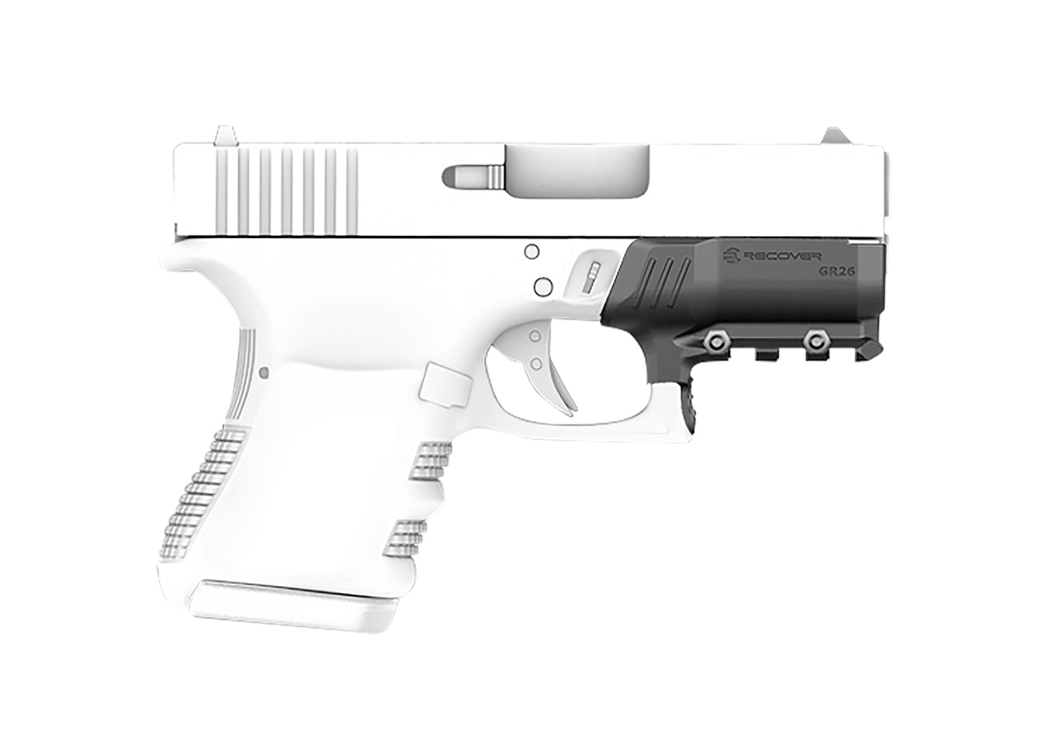 Recover Tactical GR2601 Rail Adapter for Glock 26 and 27 Black 1 Recover Tactical GR2601 Rail Adapter for Glock 26 and 27 Black