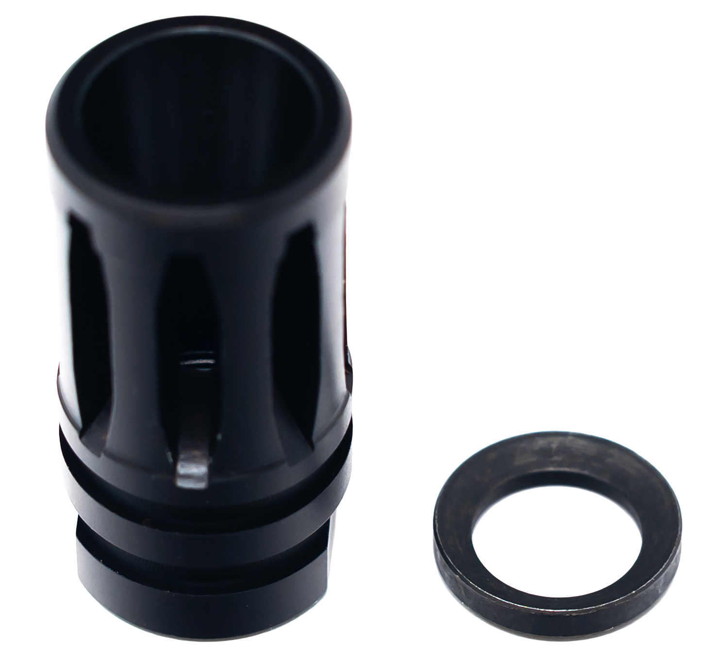 Faxon Firearms FFMD762A2 A2 Flash Hider Black Nitride 5/8"x24 Threads 30 Cal 1 Faxon Firearms FFMD762A2 A2 Flash Hider Black Nitride 5/8"x24 Threads 30 Cal