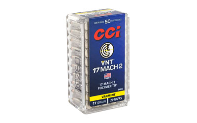 CCI 17 MACH 2 17GR VRMNT TIP 50/5000 2 CCI 17 MACH 2 17GR VRMNT TIP 50/5000 - Image 2