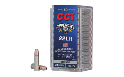 CCI UPPERCUT 22LR 32GR PLTD HP 1 CCI UPPERCUT 22LR 32GR PLTD HP