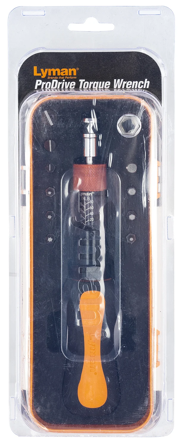 Lyman 7031300 Torque Wrench Black/Orange Steel Rubber Handle 1 Lyman 7031300 Torque Wrench Black/Orange Steel Rubber Handle