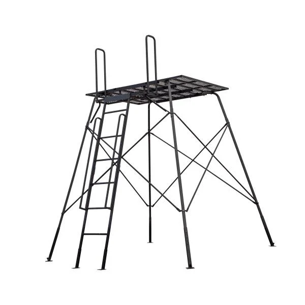 River's Edge Landmark 550 Tower Blind Stand 8 ft 1 River's Edge Landmark 550 Tower Blind Stand 8 ft